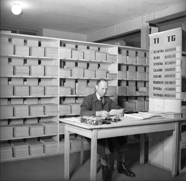 Statistisches Amt in Genf 1944